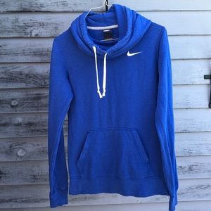 Nike Sweaters - Woman’s Blue Nike pullover hoodie - Size XS Nike Sweaters - Woman’s Blue Nike pullover hoodie - Size XS
